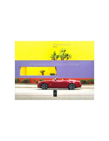 2017 ROLLS ROYCE DAWN BROCHURE ENGELS, Nieuw, Author