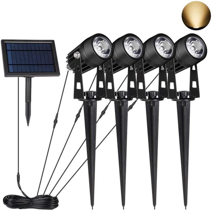 LED Solar tuinspots  - complete set 4 stuks, Hobby en Vrije tijd, Elektronica-componenten, Nieuw, Ophalen of Verzenden