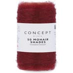 Katia Concept 50 Mohair Shades - 45 wijnrood - Mohair Gare, Ophalen of Verzenden, Nieuw