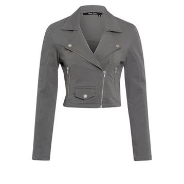 Marc Aurel • sweat biker jasje in grijs • 36, Marc Aurel, Verzenden, Nieuw, Maat 36 (S)