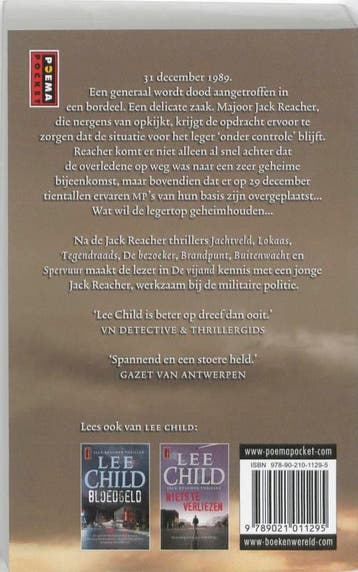 De vijand / Jack Reacher / 8 9789021011295 Lee Child, Verzenden, Gelezen, Lee Child