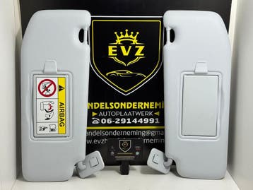 Peugeot 2008 zonnekleppen set rechts en links bj.2018, Gebruikt, Peugeot