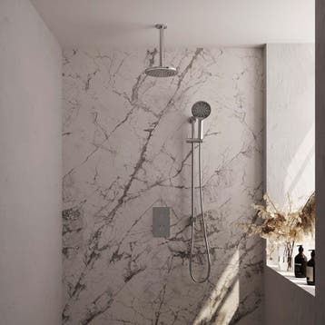 Inbouw Regendouche Set Brauer Chrome Edition Plafond Uitloop, Ophalen of Verzenden, Nieuw