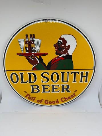 OLD SOUTH BEER - Emaille bord - Emaille