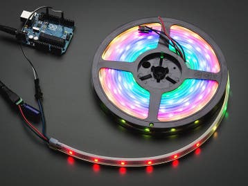 NeoPixel RGB strip 30LEDs/1m wit van Adafruit 2538, Verzenden, Nieuw