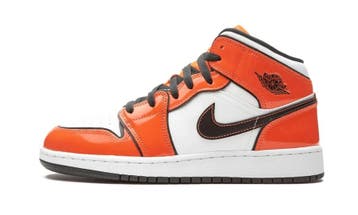 Jordan 1 Mid Turf Orange (GS), Nieuw
