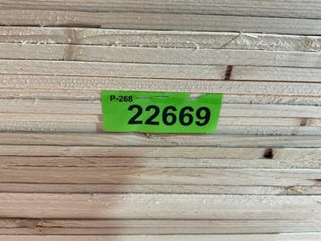Veiling - 250x Vuren panlat geschaafd 480x3,8x1,1cm, Nieuw