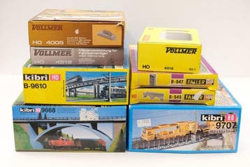 Vollmer, Kibri, Faller H0 - 9668, B-9610, 9707, B-545,, Hobby en Vrije tijd, Nieuw
