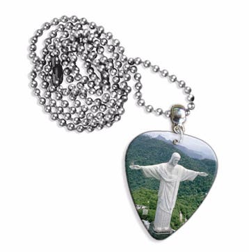Plectrum ketting of sleutelhanger van Jezus de verlosser, Ophalen of Verzenden, Nieuw