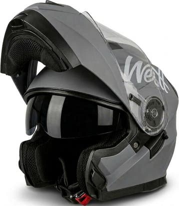 Westt Systeemhelm ABS Shell | 34% Korting | Snelwegproof, Motoren, Overige merken, Ophalen of Verzenden, Tweedehands, Systeemhelm