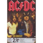 Concert Bord - AC/DC Highway To Hell In Concert 1979, Verzamelen, Ophalen of Verzenden, Nieuw, Poster, Artwork of Schilderij