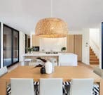 Nieuwe Bamboe Hanglamp – Handgeweven Rotan Lantaarn E27, Verzenden, Nieuw