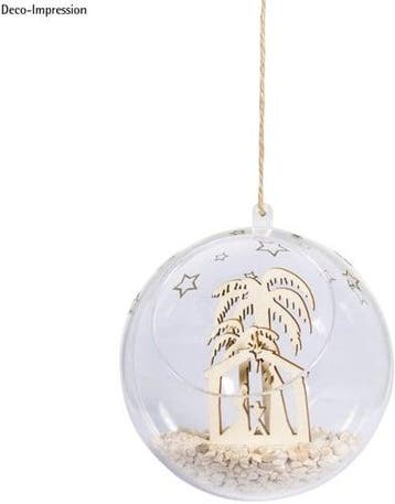 Houten Steekdelen Kribbe 4,5 cm pakje voor 2 bollen, Ophalen of Verzenden, Nieuw