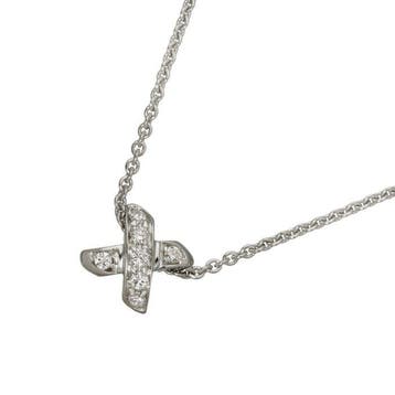 Tiffany & Co. - Halsketting - 18 karaat Witgoud, Sieraden, Tassen en Uiterlijk, Nieuw