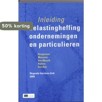 Inleiding belastingheffing ondernemingen en particulieren, Verzenden, Gelezen, M.J. Hoogeveen