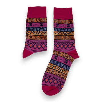 Afrikaanse sokken / Afro sokken / Mud sokken - Roze - Small, Ophalen of Verzenden, Nieuw