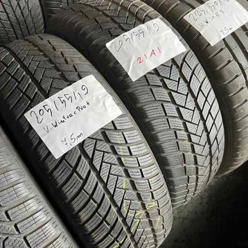 2 x Vredestein Wintrac Pro 205-55-19 Winterbanden 7,5mm, 19 inch, Gebruikt, Band(en), Personenwagen