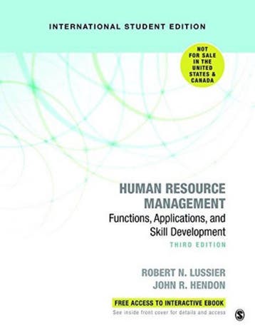 Human Resource Management - Professor Robert N. Lussier, Boeken, Verzenden, Gelezen, Professor Robert N. Lussier