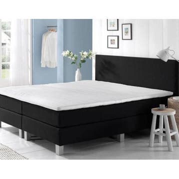 Boxspring Borger - complete 2 persoons bed, Huis en Inrichting, Ophalen of Verzenden, Nieuw, Tweepersoons, Zwart
