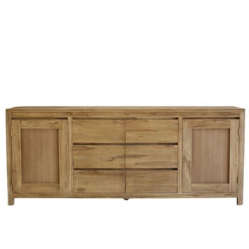 Modern dressoir twee deuren zes laden Corona, Ophalen of Verzenden, Nieuw