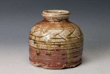 Vaas - Shigaraki-keramiek Shigaraki-yaki Odoi Kiln Uzukumaru
