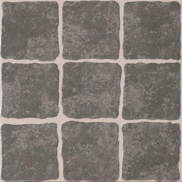 Vloertegel Florim Portuense Stonelook Reliëf Zwart 33x33, Doe-het-zelf en Verbouw, Tegels, Keramiek, Nieuw, Ophalen of Verzenden