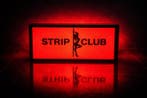 Amsterdam Red Light District Strip Club licht reclame -