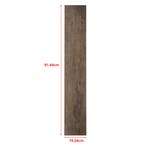 PVC laminaat zelfklevend set van 7 Dark Oak 0,975 m², Huis en Inrichting, Stoffering | Vloerbedekking, Verzenden, Nieuw