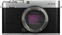 Fujifilm X-E4 Body zilver, Verzenden, Zo goed als nieuw