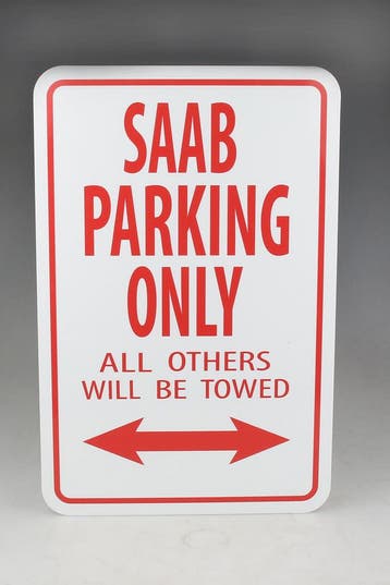 SAAB Parking Only, Ophalen of Verzenden, Nieuw