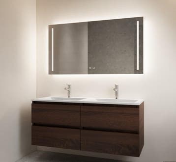 LED Spiegel Gliss Design 140 x 70 cm – Dimbaar met 3, Ophalen of Verzenden, Nieuw, Bad
