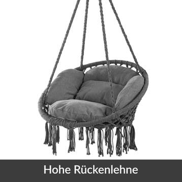 Hangstoel Antraciet 80x60x140cm (Stoelen, Tafels-Stoelen), Verzenden, Nieuw