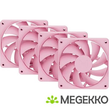 Hyte FA12 120mm PWM Fan 4 Pack [STRAWBERRY MILK], Verzenden, Nieuw