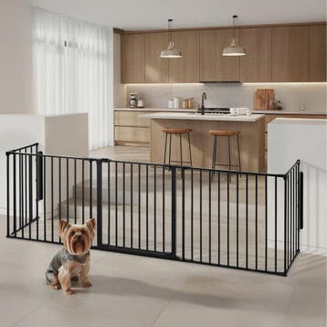 Openhaardhek Agni - zwart, Kinderen en Baby's, Traphekjes, Verzenden, Nieuw