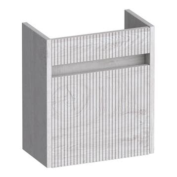 Brauer Adore Wavy Fonteinkast - 40 cm - 1 Deur - Greeploos -, Ophalen of Verzenden, Nieuw