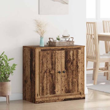 vidaXL Dressoir 70 x 35,5 x 67,5 cm Oud Hout Bewerkt hout, Huis en Inrichting, Kasten | Televisiemeubels, Minder dan 50 cm, Verzenden