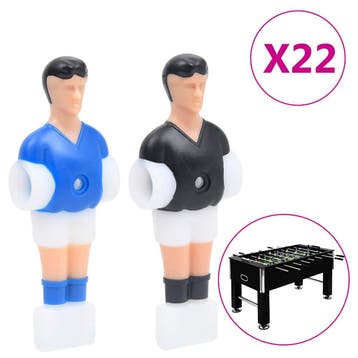 vidaXL Tafelvoetbalspelers voor 12,7 mm staaf 22 st, Verzenden, Nieuw