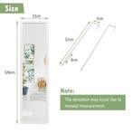 LIVSK Passpiegel 120 x 33 cm - Onbreekbaar Glas - Polystyree, Verzenden, Nieuw