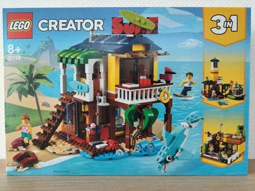 Lego Set - 31118 - Creator 3in1 - Surfer Beach House, Nieuw