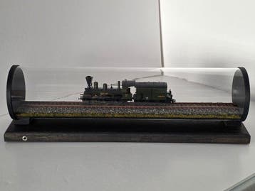 Handmade H0 - Model treinbevestiging (1) - Expo-display met, Nieuw
