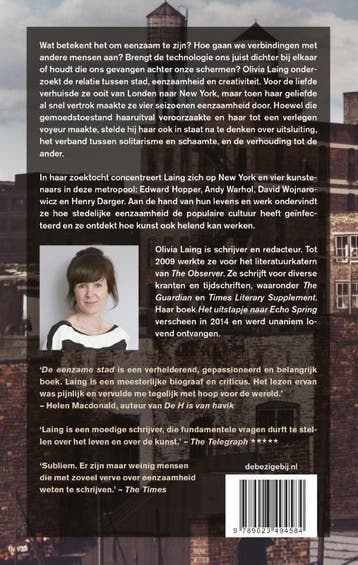 De eenzame stad 9789023494584 Olivia Laing, Boeken, Verzenden, Gelezen, Olivia Laing