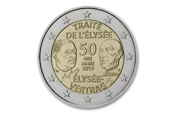 2 euro 50 jaar Elyseé verdrag 2013 - Frankrijk, Postzegels en Munten, Munten | Europa | Euromunten, Verzenden