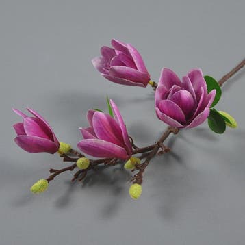 Zijden Magnolia Boeket - Kunstbloemen voor Bruiloft, Decorat, Verzenden, Nieuw