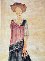 Egon Schiele - Ragazza in piedi (1910)