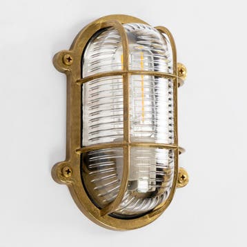 Nautic V Scheepslamp Brons Buitenverlichting, Verzenden, Nieuw