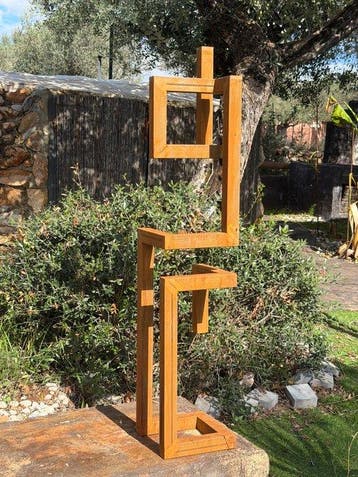 Ana Lucia B.M - Sculpture Corten - XXL - NO Reserve