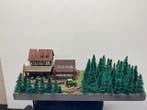 Vollmer - Diorama Diorama van een houtzagerij met bos en hut, Nieuw