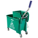 Rolemmer + Wringer | KENTUCKY | 20L | Groen (Kleurcodering), Verzenden, Nieuw in verpakking