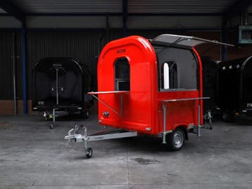 Multiwagon Foodtrailer 170 - Foodtruck - Verkoopwagen - Rood, Ophalen