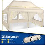 Partytent - Opvouwbaar - 3x6 m - Paviljoen - Easy up - Beige, Verzenden, Zo goed als nieuw